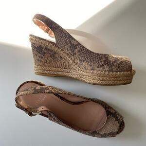 Stuart Weizmann platform Espadrilles